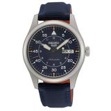 Seiko 5 Sports Military Flieger Automatic Blue Dial Blue NATO Strap Mens Watch SRPH31K1