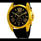 Michael Kors Accessories | Michael Kors Gold Unisex Watch | Color: Black/Gold | Size: Os