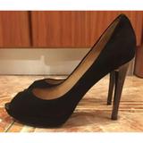 Coach Shoes | Coach Sude Heels 6.5 Size, Black | Color: Black | Size: 6.5