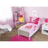 Polar 4 Piece Toddler Bedding Set Polyester in Pink | Wayfair POLARa4dbb3b