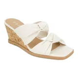 Esprit Victoria Women's Knotted Wedge Sandals, Size: 10, White