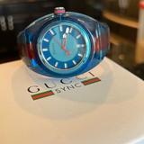 Gucci Accessories | Gucci Blue Sync Rubber Unisex Watch | Color: Blue | Size: Os