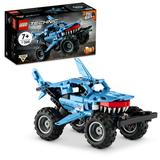 LEGO Technic Monster Jam Megalodon 42134 Model Building Kit; A 2-in-1 Build for Kids Who Love Monster Truck Toys; Kids Will Love Racing This Cool Shark Vehicle; For Ages 7+ (260 Pieces)