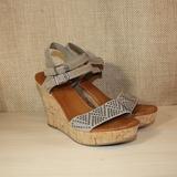 American Eagle Outfitters Shoes | American Eagle Outfitters Cork Wedge Sandals, 9 | Color: Brown/Tan | Size: 9