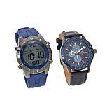 Caribbean Joe Set of 2 Men's Sport Watches