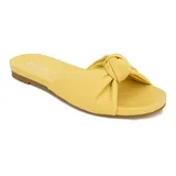 Esprit Tyla Women's Knotted Slide Sandals, Size: 6, Yellow