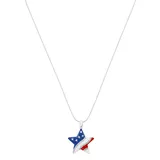 Celebrate Together Americana Star Pendant Necklace, Women's, Silver