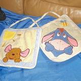 Disney Other | Disney Piglet & Eeyore Baby's Hanging Nursery Decor-Euc-Set2 | Color: Blue/Yellow | Size: 1 Foot Equilateral Squares Each