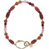 Mixed Bead Collar Necklace - Pink - The Sak Necklaces