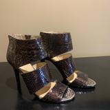 Jessica Simpson Shoes | Jessica Simpson 3.5 Inch Animal Print Heels | Color: Brown | Size: 9