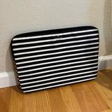 Kate Spade Tablets & Accessories | Kate Spade Striped 15 Laptop Case | Color: Black/White | Size: Os