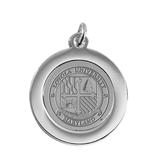 Silver Loyola Greyhounds Pendant