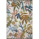 Blue/Brown/Green Area Rug - Justina Blakeney x Loloi Pisolino Indoor/Outdoor Ivory/Multi Area Rug Polyester in Blue/Brown/Green | Wayfair