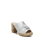 Women's Laguna Platform Sandal by LifeStride in Silver (Size 9 1/2 M)