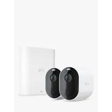 Arlo Pro 3 Wireless Smart Security System with Two 2K HDR Indoor or Outdoor Cameras