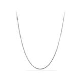 David Yurman Chain Small Box Chain Necklace in Silver at Nordstrom, Size 18 In