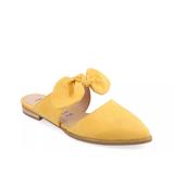 Journee Collection Telulah Mule | Women's | Yellow | Size 12 | Flats | Mule