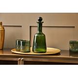 Nkuku Mila Decanter | Glassware | Green | 28 x 12 cm (Diameter)