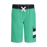 Tommy Hilfiger Boys 8-20 Flag Pocket Swim Board Shorts, Green, L 16-18