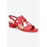 Women's Catrin Sandal by Easy Street in Red (Size 9 1/2 M)
