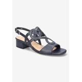 Women's Catrin Sandal by Easy Street in Navy (Size 8 M)