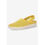 Women's Sofresh Slingback by Easy Street in Yellow (Size 8 1/2 M)