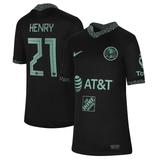 "Youth Nike Henry Martin Black Club America 2021/22 Third Replica Player Jersey"