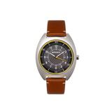 Breed Leather-Band Watch Grey/Brown BRD9201 Grey/Brown One Size BRD9201
