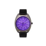 Breed Leather-Band Watch Purple/Black BRD9206 Purple/Black One Size BRD9206