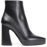 Leather Platform Ankle Boots - Black - Proenza Schouler Boots