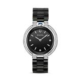 Bulova Rubaiyat Black Dial Watch, 35mm