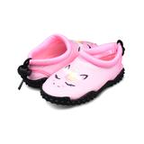 ZOOGS Girls' Water shoes pink - Pink & Black Unicorn Face Water Shoe - Girls