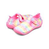 ZOOGS Girls' Water shoes ombre - Pink & Blue Ombre Hearts Water Shoe - Girls