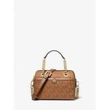Michael Kors Blaire Extra-Small Logo Satchel Brown One Size