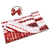 Indigo Safari Mckay 2 Piece Rayon from Bamboo Receiving Blanket Set Rayon from Bamboo in Red, Size 40.0 H x 31.0 W in | Wayfair