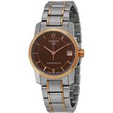 T-classic Automatic Brown Dial Watch T0872075529700