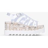 Elyse Graffiti-print Pvc Sandals - White - Stella McCartney Sneakers