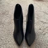Nine West Shoes | Black Pointed Toe Ankle Boots From Nine West | Color: Black | Size: 10.5