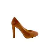 Nine West Shoes | Chocolate Suede Pumps With Hidden Platform Sole For Extra Comfort. | Color: Brown | Size: 7.5