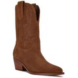 Yodown Western Narrow Calf Boots - Brown - Nine West Boots