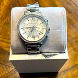 Michael Kors Accessories | Nwt Womens Micheal Kors Silver Watch. | Color: Silver | Size: Os
