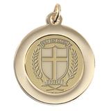 Women's Gold Dallas Baptist Patriots Pendant