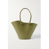 Little Liffner - Tall Tulip Leather Tote - Green
