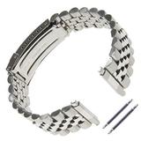 Gilden Unisex Non-Expansion 18-23mm Extra-Long Stainless Steel Watch Band 1542-SL