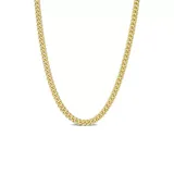 Belk & Co 18K Yellow Gold Plated Sterling Silver 4.4Mm Curb Link Chain Necklace, 24 In