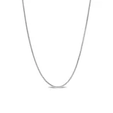 Belk & Co Women's Sterling Silver 1.2 Millimeter Snake Chain Necklace, White, 20 in
