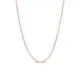 Belk & Co 18K Rose Gold Plated Sterling Silver 1.2Mm Snake Chain Necklace, 18 In
