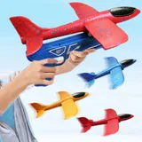 Foam Plane Launcher EPP Bubble Airplanes Glider Hand Throw Catapult Plane Toy for Kids Catapult Guns
