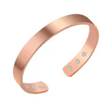 Unisex Magnetic Pure Copper Energy Magnetic Healthy Care Bracelets Bangle Healthy Jewelry Fitness