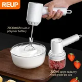 Wireless 3 Speed Mini Mixer Electric Food Blender Handheld Mixer Egg Beater Automatic Cream Food